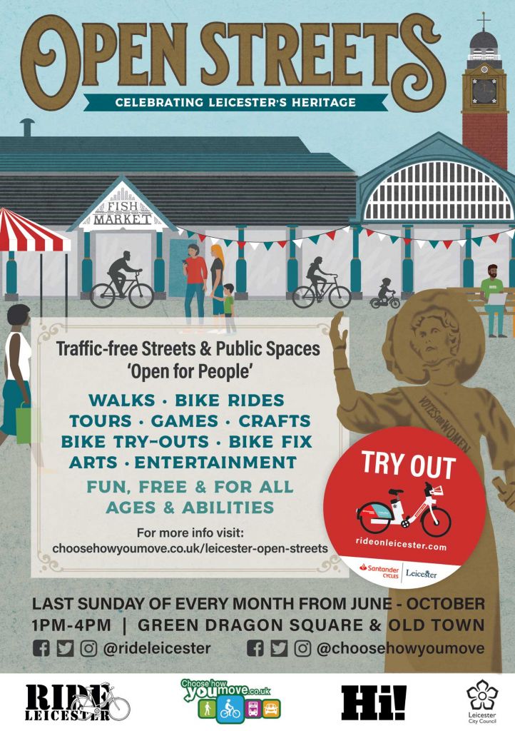 Let's Ride - Leicester Monopoly Ride - Open Streets