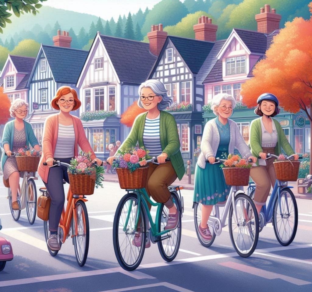 Let's Ride - Sutton Village - The Spotted Duck Tea rooms Fitling