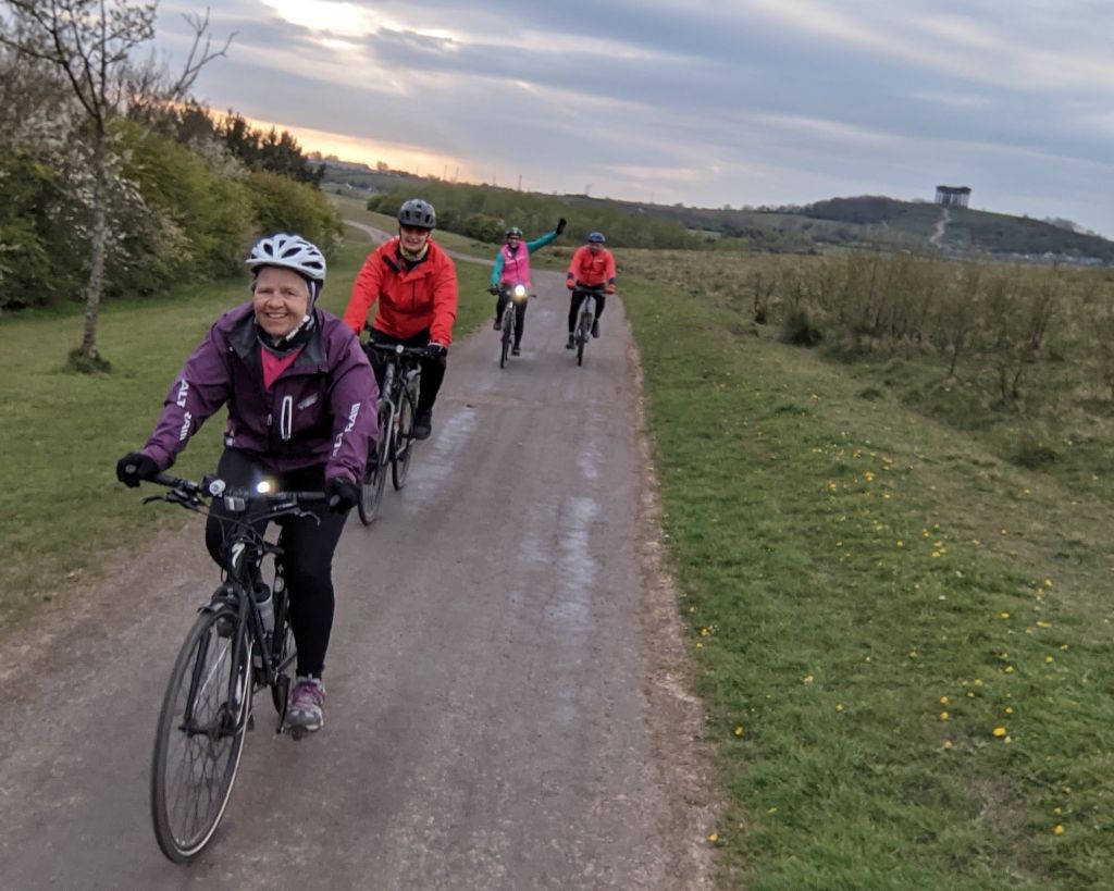 Let's Ride Houghton Rectory Riders Starter ride around the Coalfields