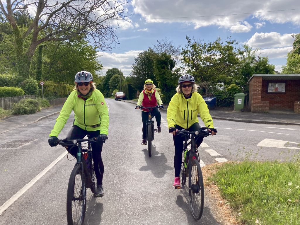 Let's Ride - Cake at the Sutton Scotney community cafe