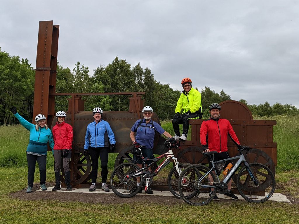 Let's Ride Houghton Rectory Riders do the Coalfields......