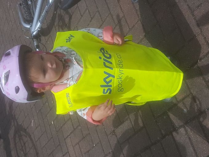 Your never to young to star cycling.