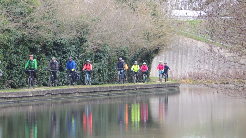Let's Ride Watford Cycle Hub to Cafe Bean Here Virtually Traffic Free