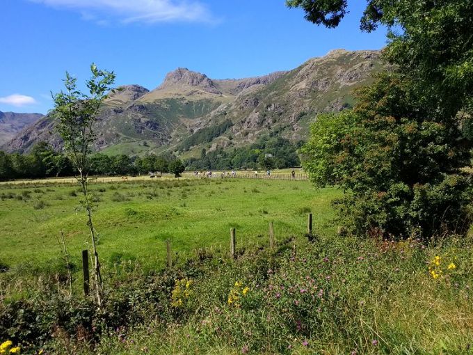 Sky Ride Local, 24th August heads for Stickle Barn lunch-stop, Langdale