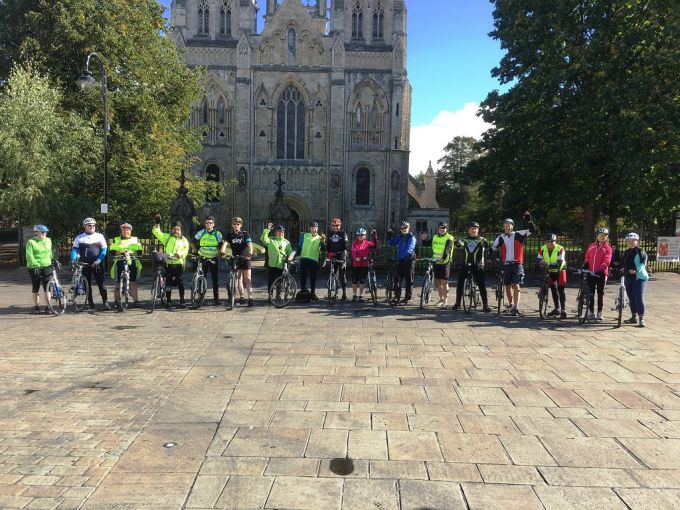 At the Sellby Abbey group photograph