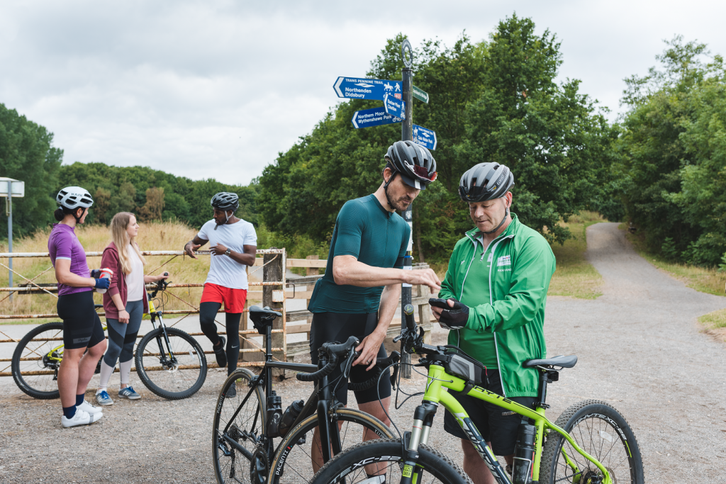 Tracking bike ride online
