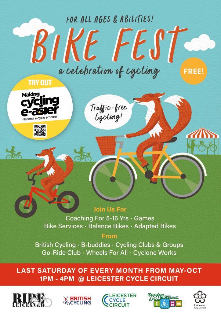 Let's Ride Ride Leicester Bike Fest Ride