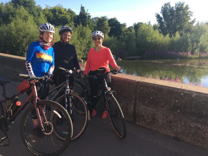 Let's Ride Ruislip Lido semi circular