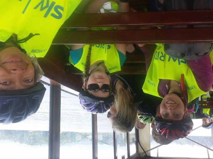 Lauren and Maxine Daughter and mother team "Making memories together." Has already been on a Breeze ride and looking forward to more rides.
Maxine no relation enjoying a holiday and making new friends on the Windermere ferry.