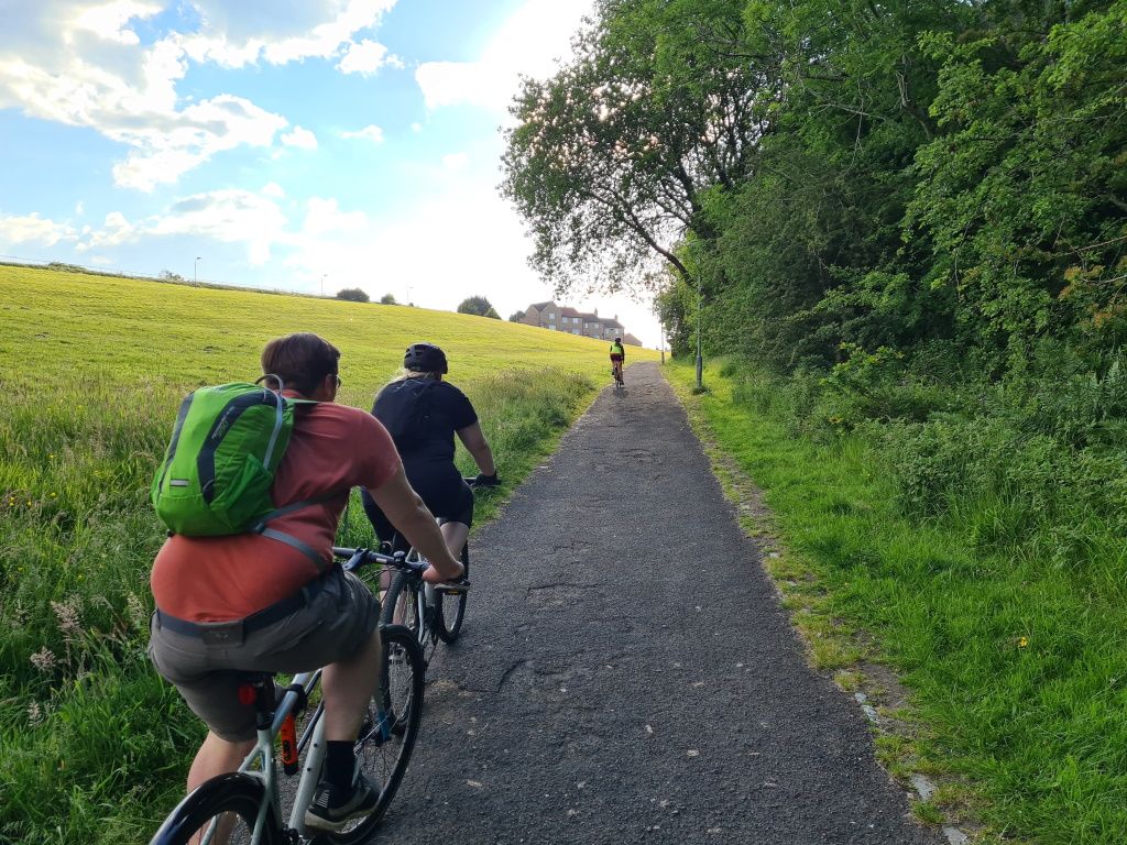 Let's Ride Lochwinnoch Castle Semple Loch and Calder Mill Falls