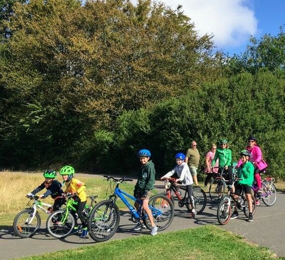 Let's Ride Stevenage Cycle Hub Family Ride from Fairlands Valley Park