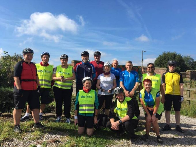 Think you can just spot the Meccano Bridge behind us.