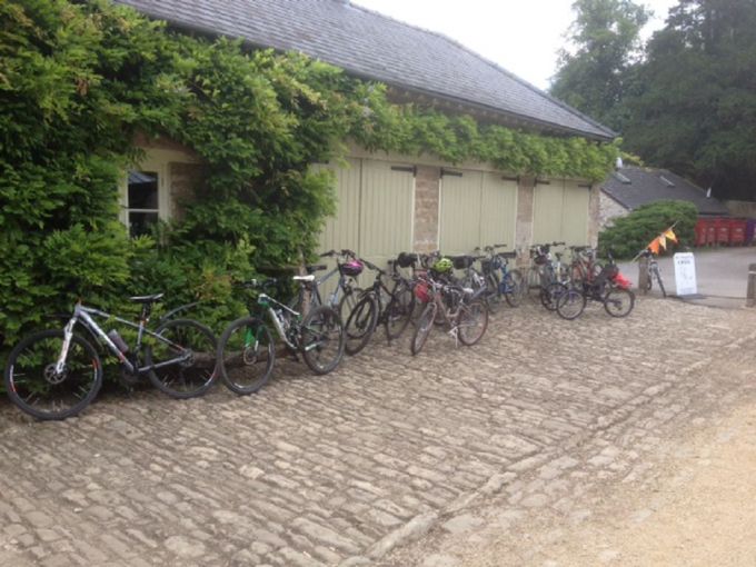 Coffee stop at Lydiard Park