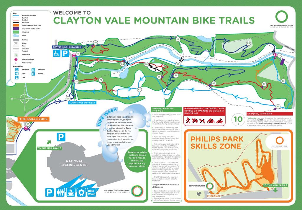 Let s Ride Clayton Vale and Phillips Park Skills Area
