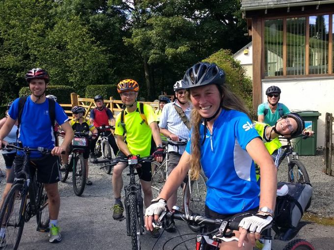 Sky Ride Local, 24th August "Into the Jaws of Langdale" - everyone's having a good time!