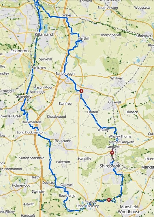 Let's Ride - 40m Gravel- RVCP- Pleasley Pit -Archaeological Trail ...