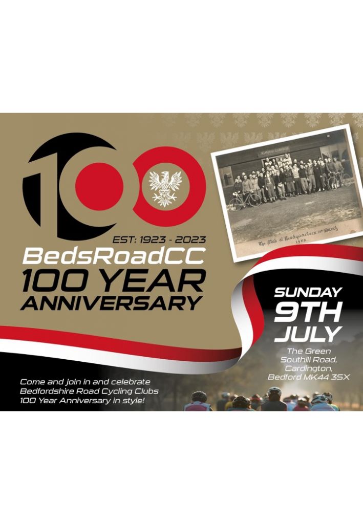 Let's Ride Sunny Sunday from Cardington for the BRCC Centenary