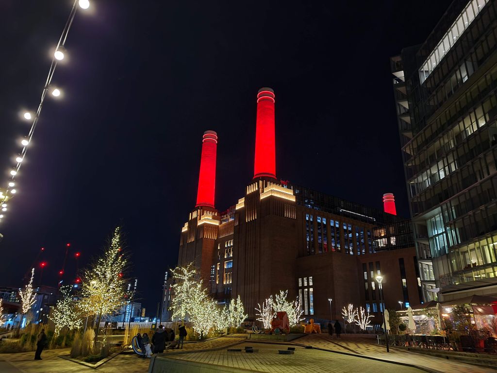 Let's Ride Battersea Power Station Light Festival
